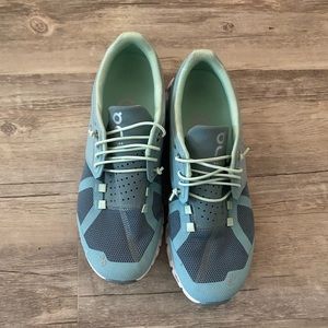 On cloud tennis shoes